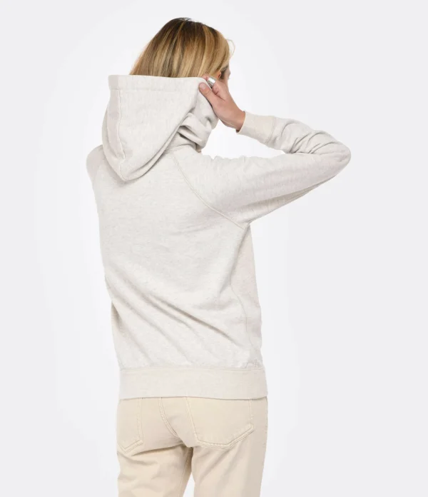 MARANT ÉTOILE Sweatshirt Malibu Coton Écru Jaune 5