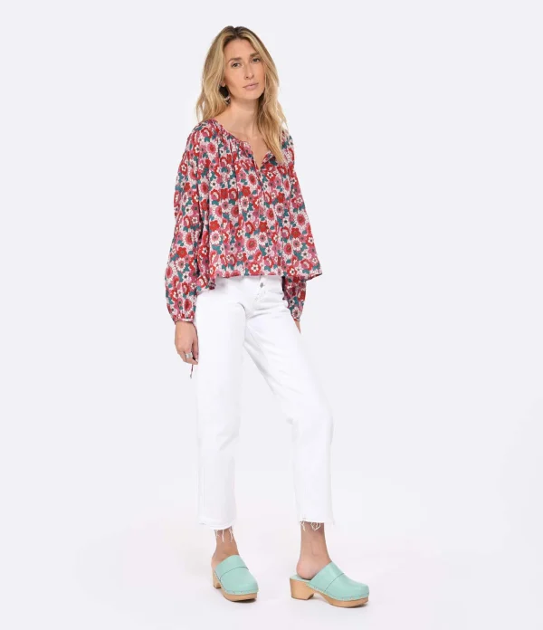 MARANT ÉTOILE Jean Belden Coton Blanc 9