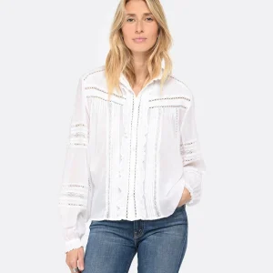 MARANT ÉTOILE Top Metina Blanc 11