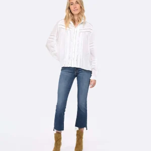 MARANT ÉTOILE Top Metina Blanc 15