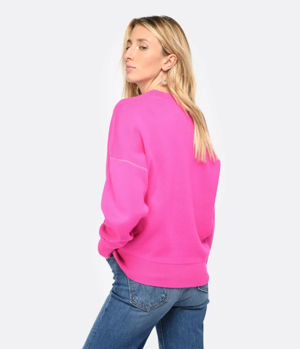 MARANT ÉTOILE Pull Atlee Coton Rose Néon 5