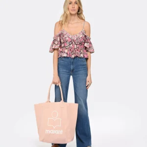 MARANT ÉTOILE Top Garuva Coton Rose 15