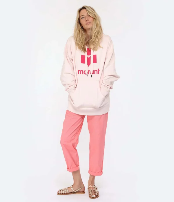 MARANT ÉTOILE Sweatshirt Mansel Coton Rose Clair 7