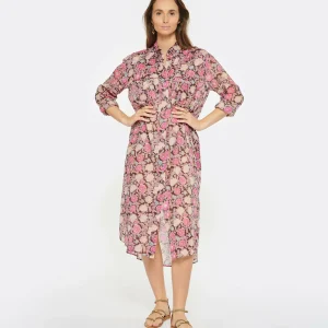 MARANT ÉTOILE Robe Eliane Coton Multicolore 10