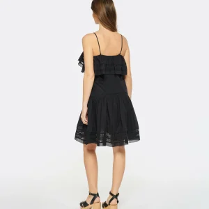 MARANT ÉTOILE Robe Moly Coton Noir 12