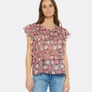 MARANT ÉTOILE Top Layona Coton Fleuri 11