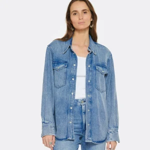 MARANT ÉTOILE Chemise Tahis Denim Bleu Clair 11