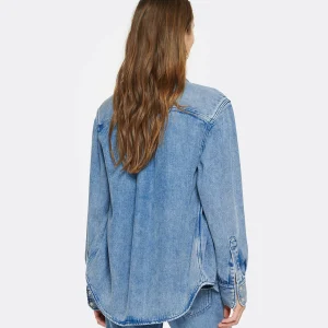 MARANT ÉTOILE Chemise Tahis Denim Bleu Clair 13