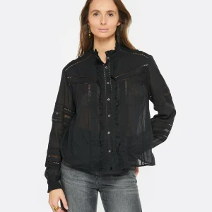 MARANT ÉTOILE Top Metina Noir 8