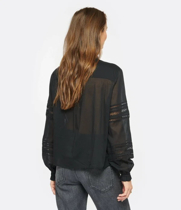 MARANT ÉTOILE Top Metina Noir 5