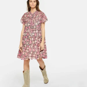 MARANT ÉTOILE Robe Lanikaye Coton Multicolore 10