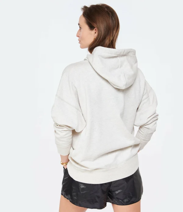 MARANT ÉTOILE Sweatshirt Mansel Coton Écru Jaune 6