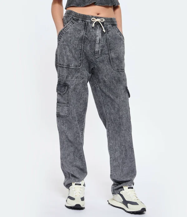 MARANT ÉTOILE Pantalon Viamao Coton Gris 5