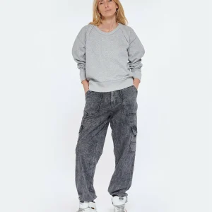 MARANT ÉTOILE Pantalon Viamao Coton Gris 21