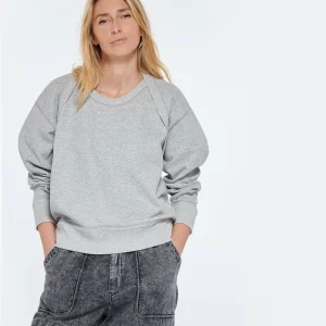 MARANT ÉTOILE Sweatshirt Mazalia Coton Gris 11