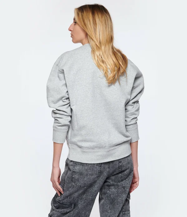 MARANT ÉTOILE Sweatshirt Mazalia Coton Gris 6