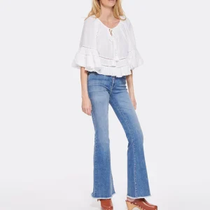 MARANT ÉTOILE Top Liam Coton Blanc 10