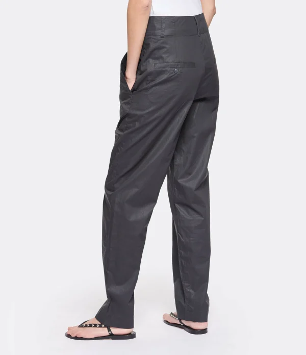 MARANT ÉTOILE Pantalon Faliana Coton Noir 6