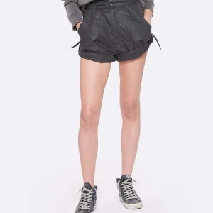 MARANT ÉTOILE Short Ferdini Coton Noir 13