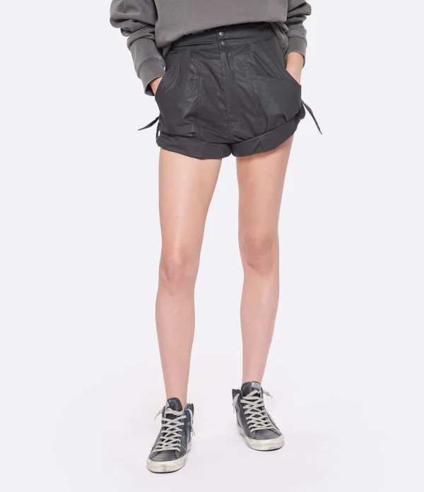 MARANT ÉTOILE Short Ferdini Coton Noir 5