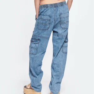 MARANT ÉTOILE Pantalon Viamao Coton Bleu 15