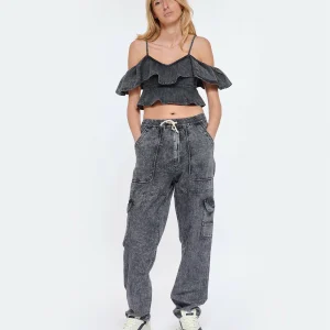 MARANT ÉTOILE Pantalon Viamao Coton Gris 13