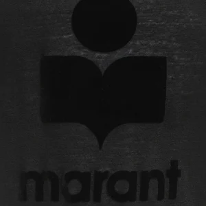 MARANT ÉTOILE Tee-shirt Koldi Logo Lin Noir 10