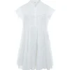 MARANT ÉTOILE Robe Lanikaye Coton Blanc 14