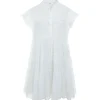 MARANT ÉTOILE Robe Lanikaye Coton Blanc 16