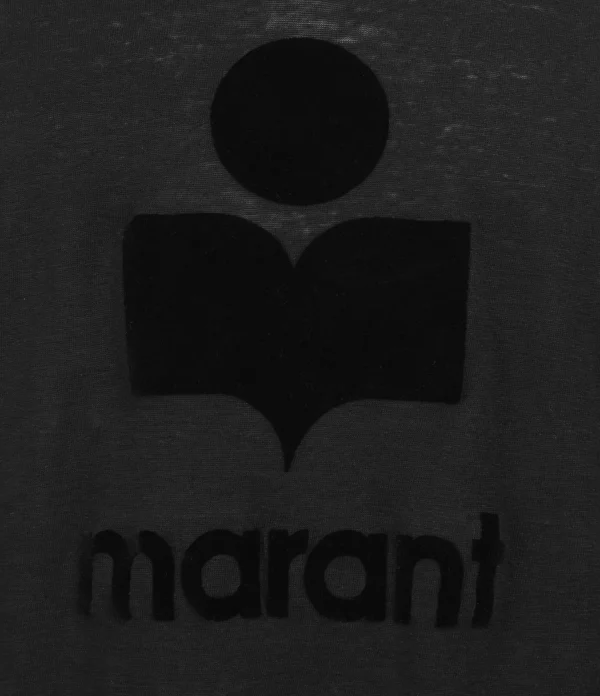 MARANT ÉTOILE Tee-shirt Kilsen Lin Noir 3