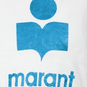 MARANT ÉTOILE Tee-shirt Klowia Lin Blanc Bleu 10