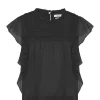 MARANT ÉTOILE Top Layona Coton Organique Noir 25