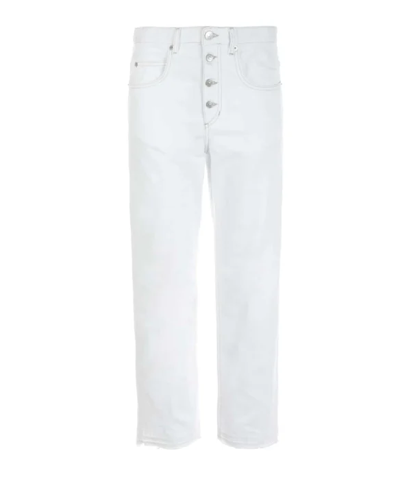 MARANT ÉTOILE Jean Belden Coton Blanc 1