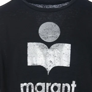 MARANT ÉTOILE Tee-shirt Zewel Lin Noir 9