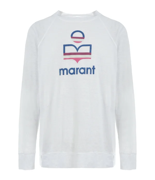 MARANT ÉTOILE Tee-shirt Kiefferf Lin Blanc 1