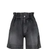 MARANT ÉTOILE Short Titea Coton Gris 17