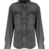 MARANT ÉTOILE Chemise Tahis Denim Gris 32