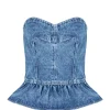 MARANT ÉTOILE Top Solizinia Coton Bleu Clair 17