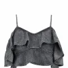 MARANT ÉTOILE Top Voloteo Coton Gris 19