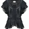 MARANT ÉTOILE Top Madrana Coton Noir 25