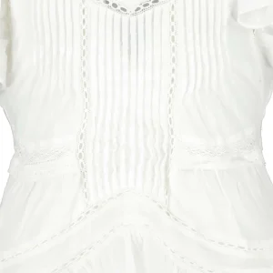 MARANT ÉTOILE Top Madrana Coton Blanc 8