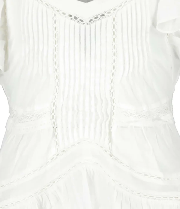 MARANT ÉTOILE Top Madrana Coton Blanc 3