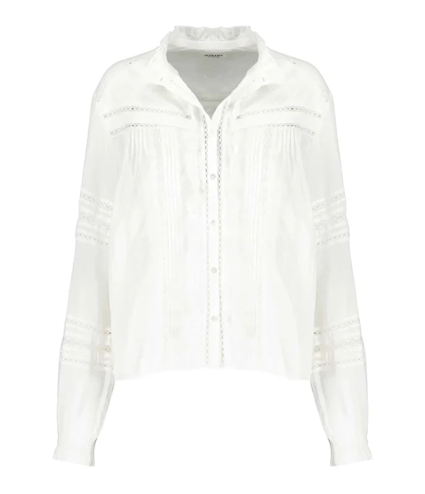 MARANT ÉTOILE Top Metina Blanc 1