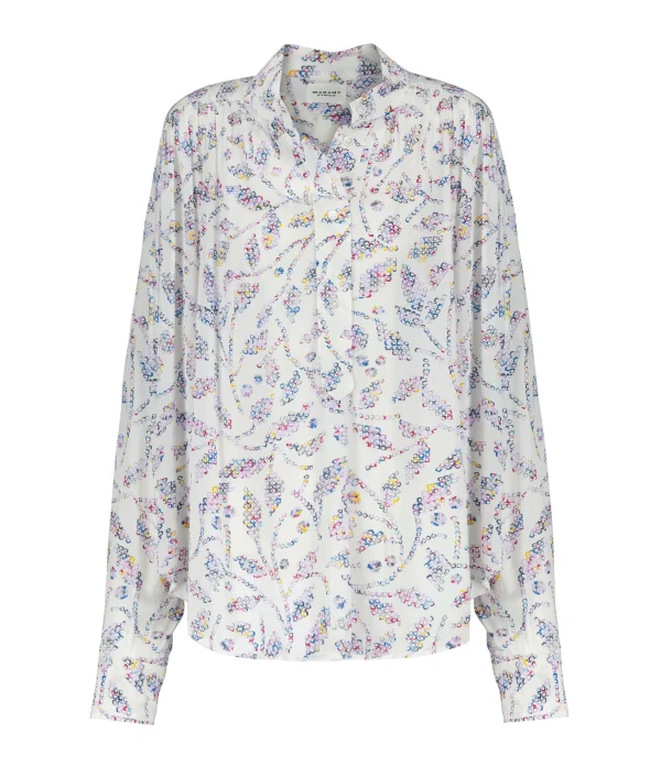 MARANT ÉTOILE Blouse Berangere Écru 1