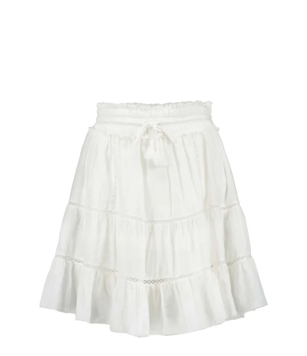 MARANT ÉTOILE Jupe Lioline Coton Blanc 1