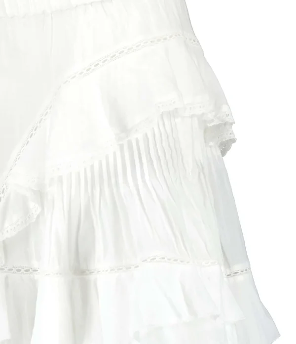 MARANT ÉTOILE Jupe Moana Coton Blanc 3