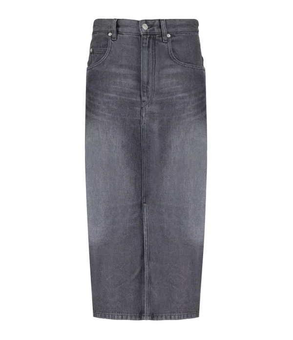 MARANT ÉTOILE Jupe Longue Tilauria Gris 1