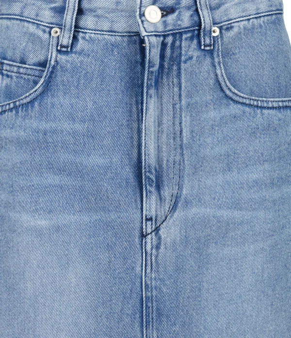 MARANT ÉTOILE Jupe Longue Tilauria Bleu Clair 3