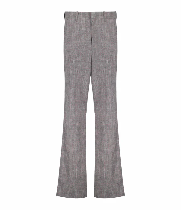 MARANT ÉTOILE Pantalon Olympe Laine Vierge Noir Rose 1