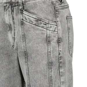 MARANT ÉTOILE Jean Sulanoa Coton Gris Clair 12